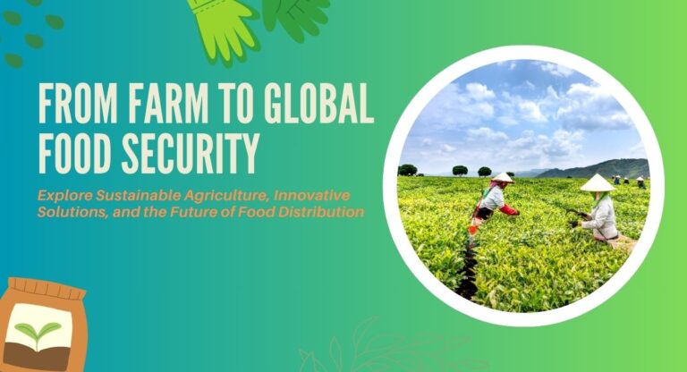 Agri-Food Systems: Sustainable agriculture, food processing, and global distribution network.